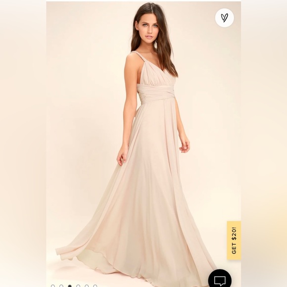 Carte Blanche Blush Pink Maxi Dress-NEW with tags! - Picture 2 of 5